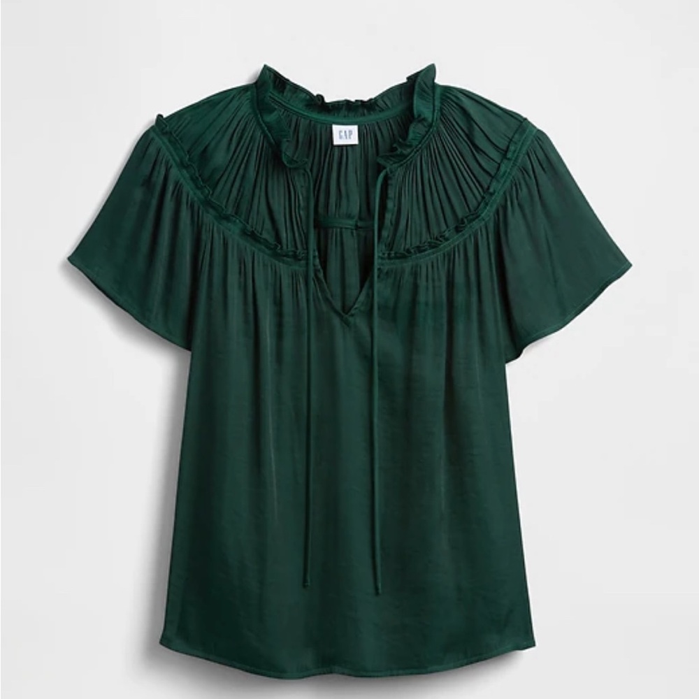 GAP Women's Deep Green Blouse